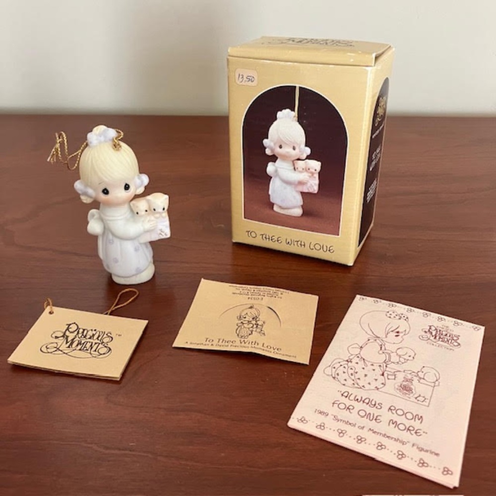 Precious Moments - To Thee With Love (ornament) - E-0534 - 1983